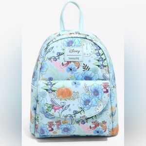Loungefly Disney Cinderella Floral Mini Backpack